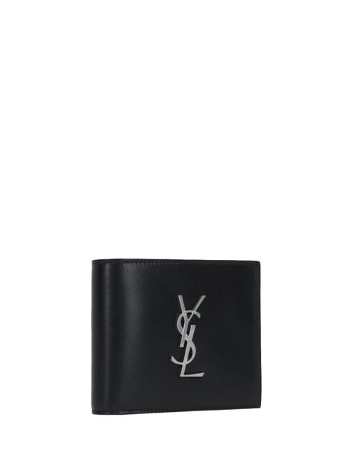 Coin purse with logo SAINT LAURENT | 4632490SX0E1000